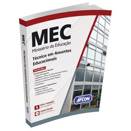 Imagem de Apostila MEC 2023 - Técnico em Assuntos Educacionais