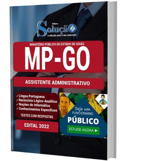 Imagem de Apostila Mp Go Assistente Administrativo Ministério Público