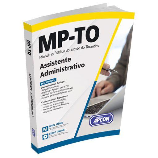 Imagem de Apostila MP-TO 2024 - Técnico Ministerial - Área de Atuação: Assistente Administrativo