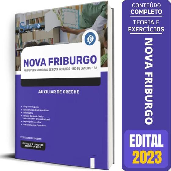 Imagem de Apostila Nova Friburgo Rj 2023 - Auxiliar De Creche