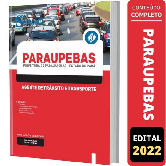 Imagem de Apostila Parauapebas Pa - Agente De Trânsito E Transporte