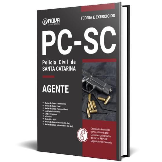 Apostila Pc Sc 2024 - Agente De Polícia - Nova Concursos - Livros para ...