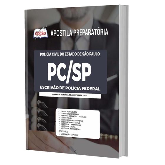 Imagem de Apostila Pc Sp 2023 - Escrivão De Polícia