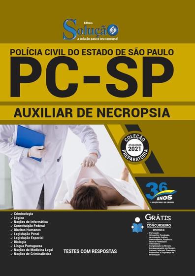 Imagem de Apostila Pc Sp - Auxiliar De Necropsia