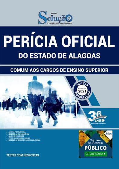 Imagem de Apostila Perícia Oficial Al - Cargos De Ensino Superior