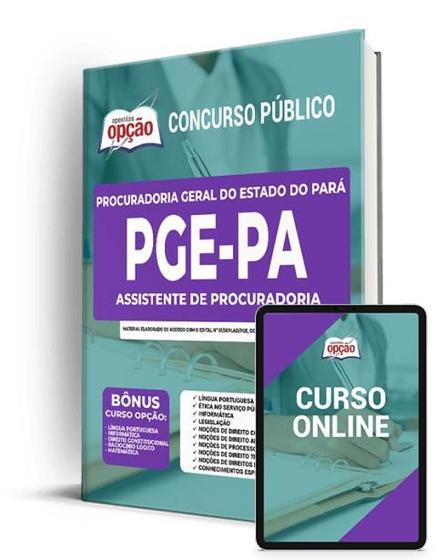 Imagem de Apostila PGE-PA - Assistente de Procuradoria