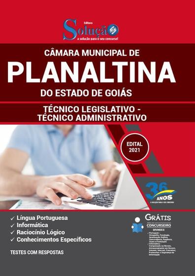 Imagem de Apostila Planaltina Go - Técnico Legislativo Administrativo