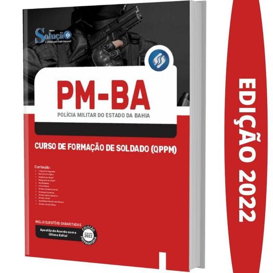 Imagem de Apostila Pm Ba - Curso De Formação De Soldado (Qppm)