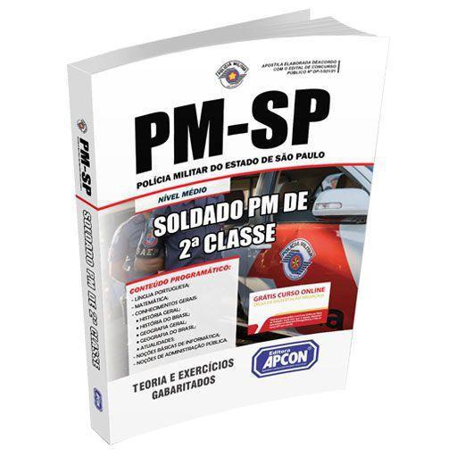 Imagem de Apostila PMSP 2021 - Soldado PM de 2ª Classe do Quadro de Praças de Polícia Militar (QPPM)