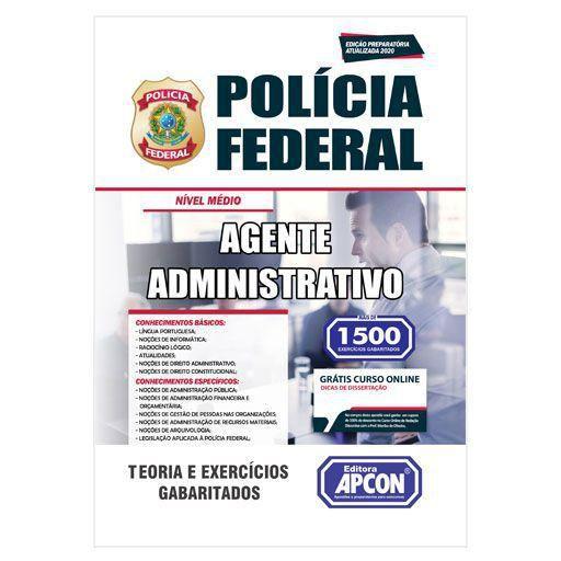 Imagem de Apostila Polícia Federal 2020 - Agente Administrativo
