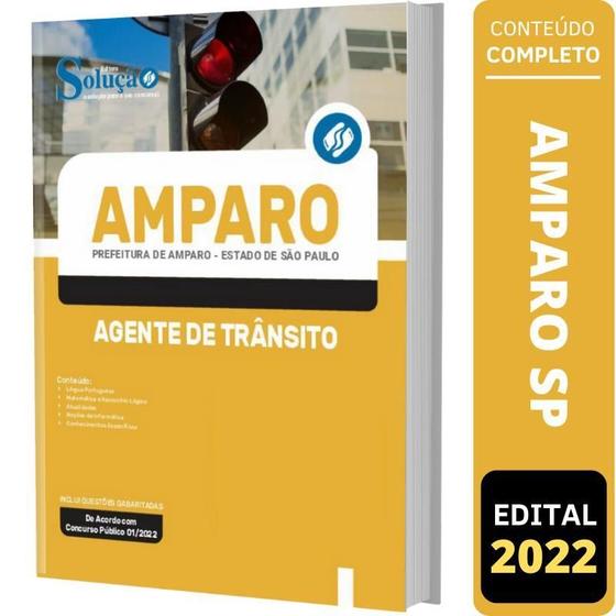 Imagem de Apostila Prefeitura Amparo Sp - Agente De Trânsito