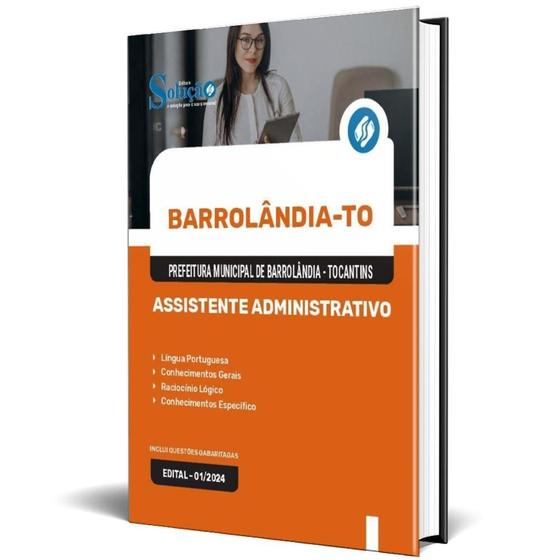 Imagem de Apostila Prefeitura Barrolândia To 2024 Assistente
