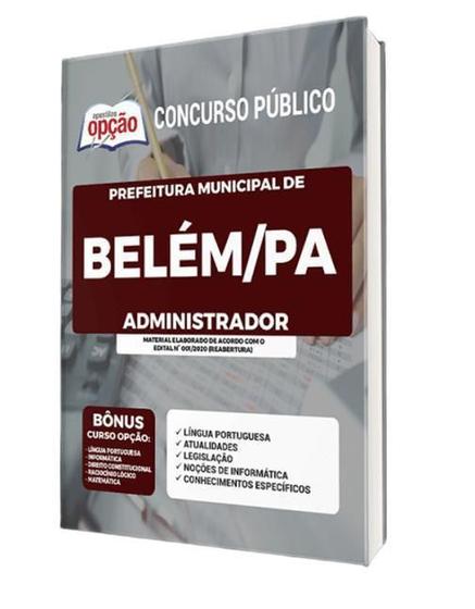 Imagem de Apostila Prefeitura Belém Pa - Administrador