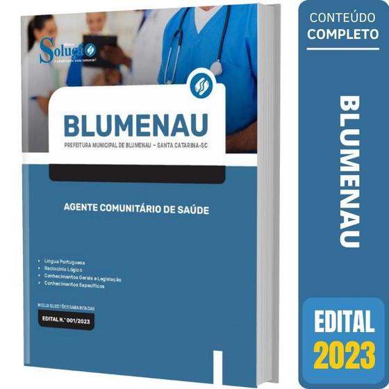 Imagem de Apostila Prefeitura Blumenau Sc 2023 Agente Comunitário