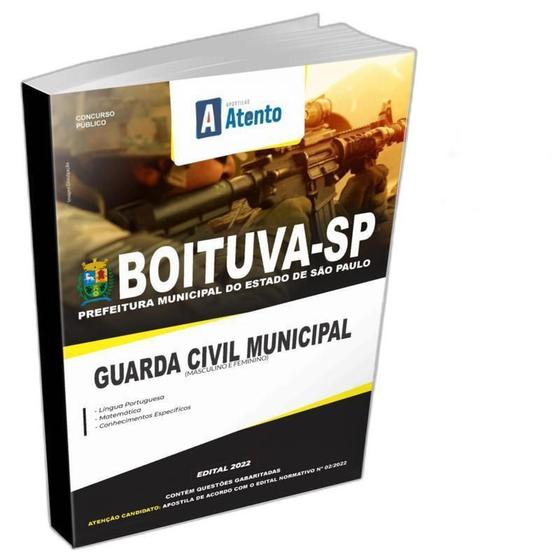 Imagem de Apostila Prefeitura Boituva-Sp - Guarda Cívil Municipal Gcm