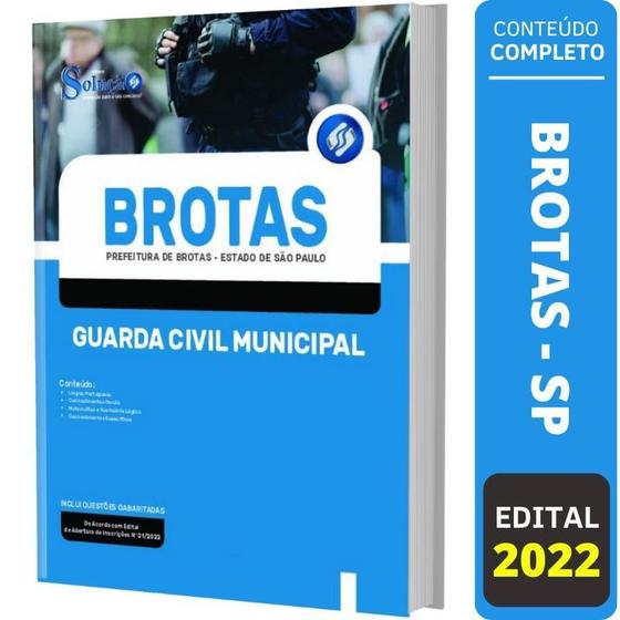 Imagem de Apostila Prefeitura Brotas Sp - Guarda Civil Municipal