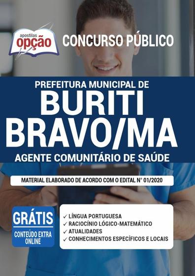 Imagem de Apostila Prefeitura Buriti Bravo Ma - Agente Comunitário