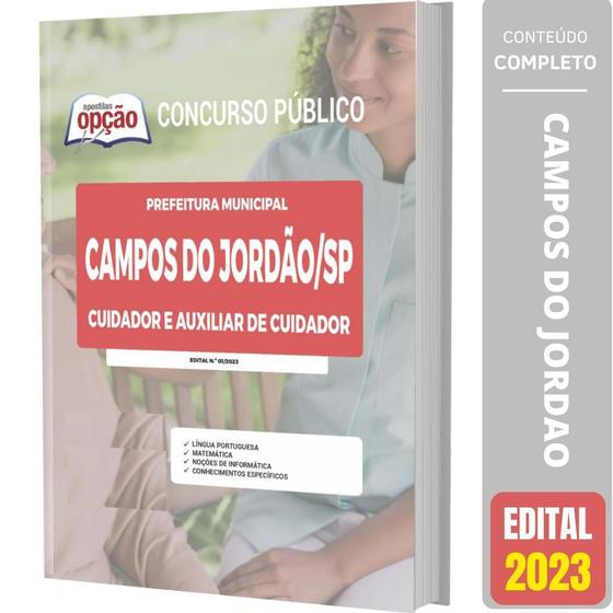 Imagem de Apostila Prefeitura Campos Do Jordão Sp 2023 Cuidador E