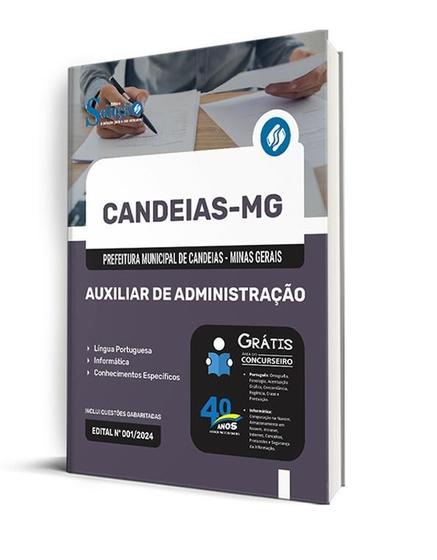 Imagem de Apostila Prefeitura Candeias Mg 2024 Auxiliar Administração