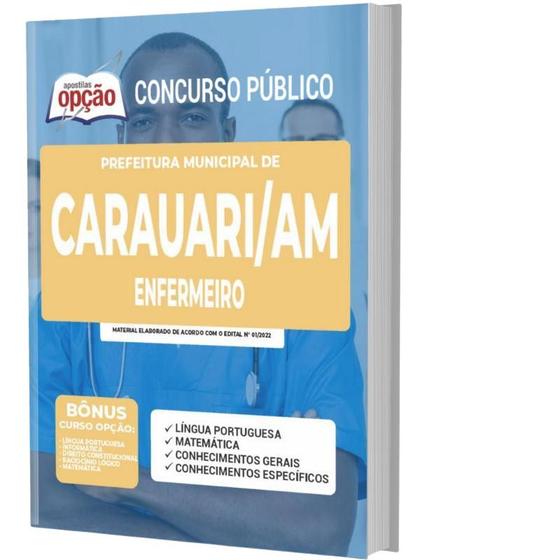 Imagem de Apostila Prefeitura Carauari Am - Enfermeiro