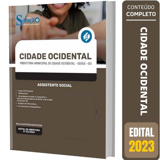 Imagem de Apostila Prefeitura Cidade Ocidental Go 2023 Assistente