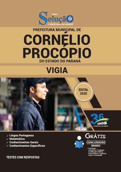 Imagem de Apostila Prefeitura Cornélio Procópio Pr - Vigia