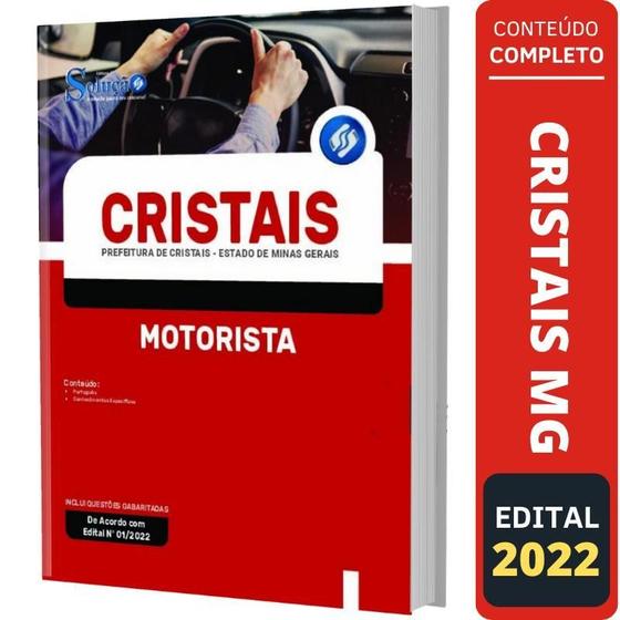 Imagem de Apostila Prefeitura Cristais Mg - Motorista