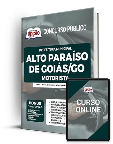 Imagem de Apostila Prefeitura de Alto Paraíso de Goiás - GO - Motorista