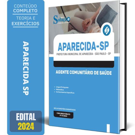 Imagem de Apostila Prefeitura de Aparecida - SP 2024 - Agente Comunitário de Saúde