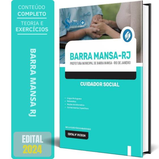 Imagem de Apostila Prefeitura De Barra Mansa Rj 2024 - Cuidador Social