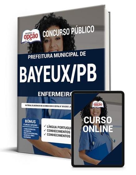 Imagem de Apostila Prefeitura de Bayeux - PB - Enfermeiro