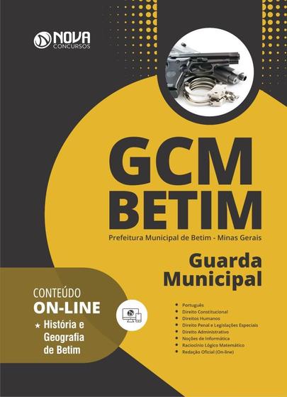 Imagem de Apostila Prefeitura de Betim - Guarda Municipal - GCM