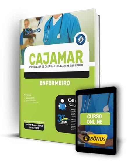 Imagem de Apostila Prefeitura de Cajamar - SP 2022 - Enfermeiro