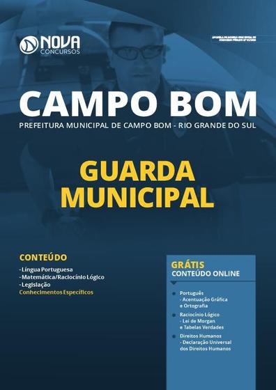 Imagem de Apostila Prefeitura de Campo Bom RS - Guarda Municipal