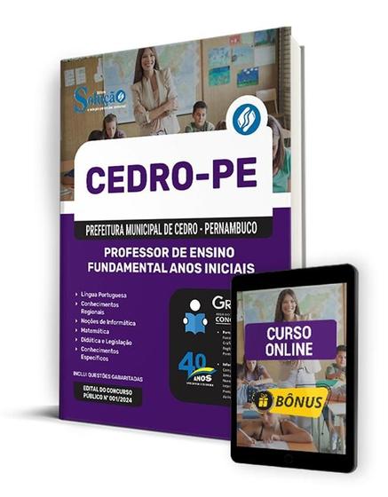 Imagem de Apostila Prefeitura de Cedro - PE 2024 - Professor de Ensino - Fundamental Anos Iniciais