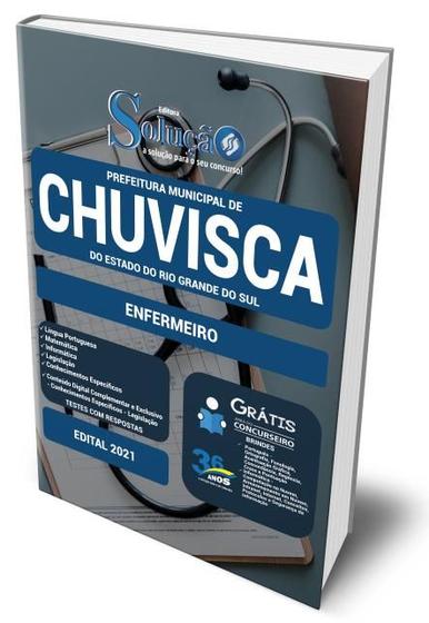 Imagem de Apostila Prefeitura de Chuvisca - RS - Enfermeiro