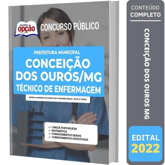 Imagem de Apostila Prefeitura de Conceição dos Ouros - MG - Técnico de Enfermagem