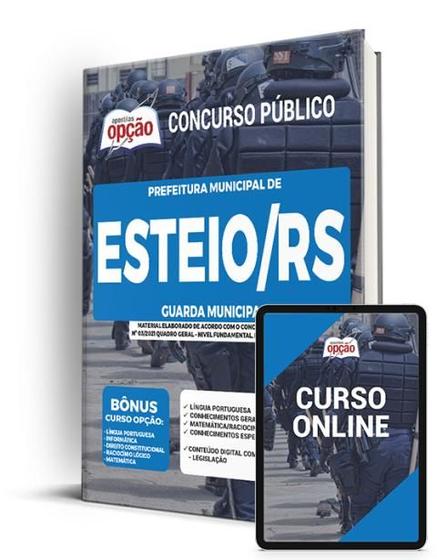 Imagem de Apostila Prefeitura de Esteio - RS - Guarda Municipal