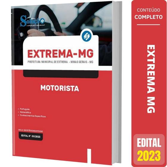 Imagem de Apostila Prefeitura De Extrema Mg - Motorista