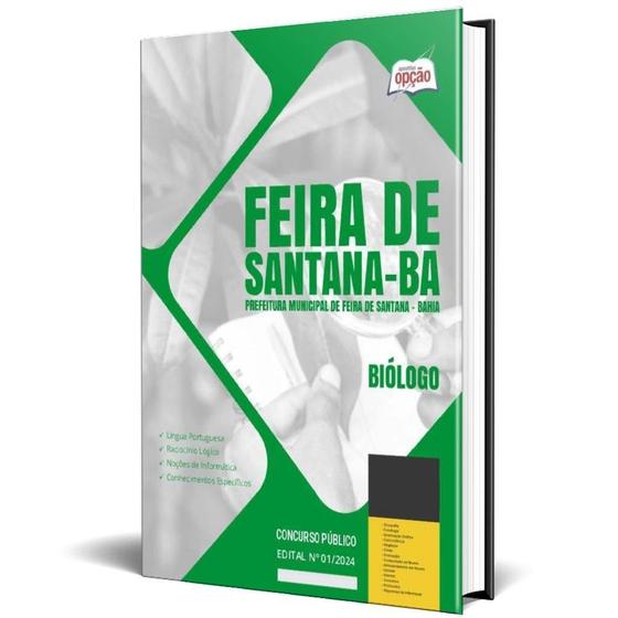 Imagem de Apostila Prefeitura De Feira De Santana Ba 2024 - Biólogo