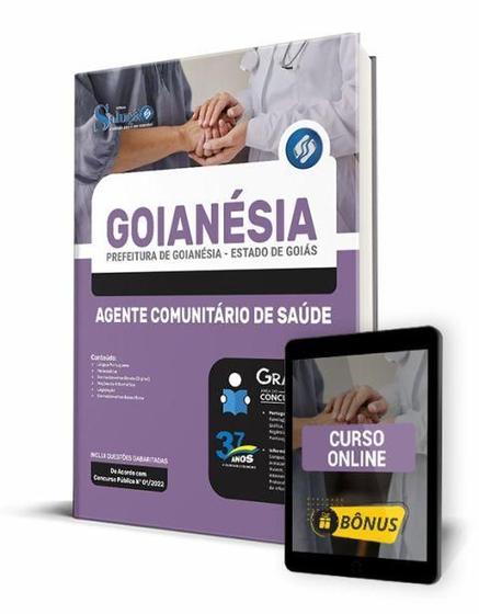 Imagem de Apostila Prefeitura de Goianésia - GO - Agente Comunitário de Saúde - Editora Solução