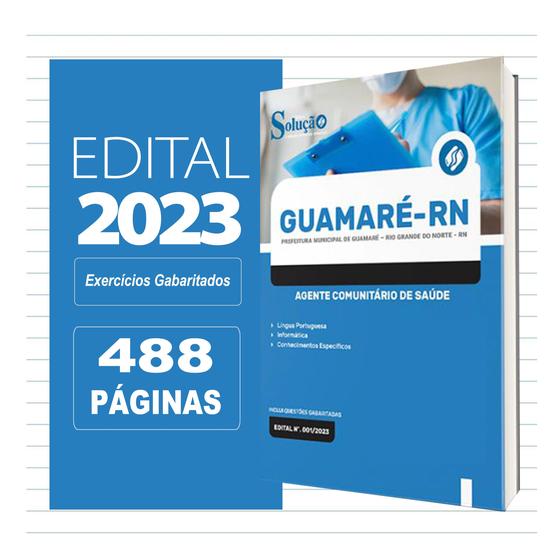 Imagem de Apostila Prefeitura de Guamaré RN Agente Comunitário de Saúde Ed Solução