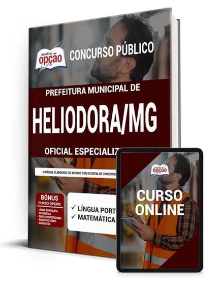 Imagem de Apostila Prefeitura de Heliodora - MG - Oficial Especializado I