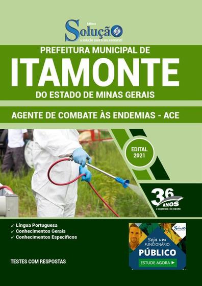 Imagem de Apostila Prefeitura de Itamonte - MG - Agente de Combate às Endemias - ACE