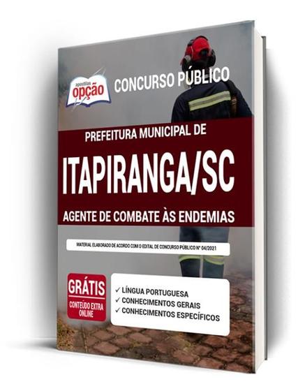 Imagem de Apostila Prefeitura de Itapiranga - SC - Agente de Combate às Endemias