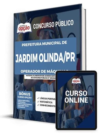 Imagem de Apostila Prefeitura de Jardim Olinda - PR - Operador de Máquinas