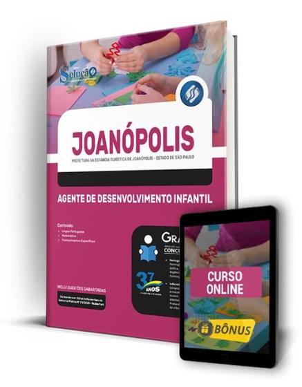 Imagem de Apostila Prefeitura de Joanópolis - SP - Agente de Desenvolvimento Infantil