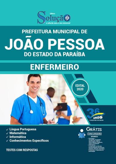 Imagem de Apostila Prefeitura De João Pessoa Pb - Enfermeiro