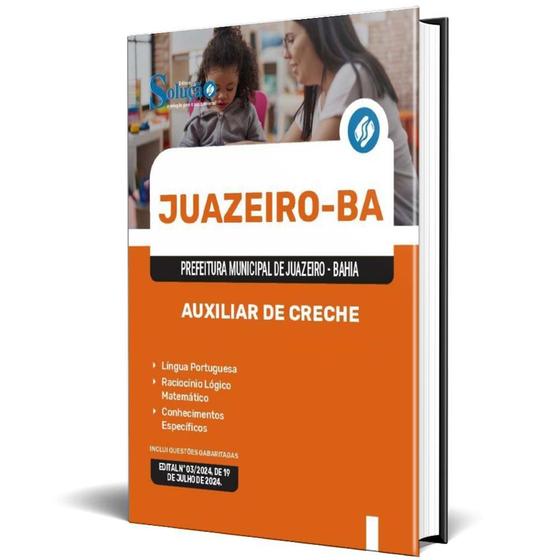 Imagem de Apostila Prefeitura De Jueiro Ba 2024 - Auxiliar De Creche