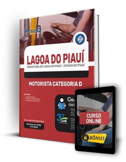 Imagem de Apostila Prefeitura de Lagoa do Piauí - PI - Motorista Categoria D